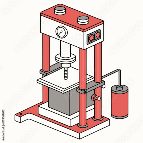 Industrial hydraulic press