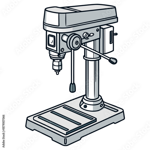 Electric drill press