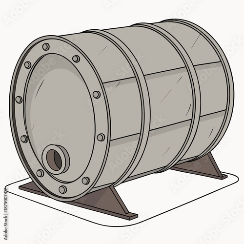 Industrial storage drum