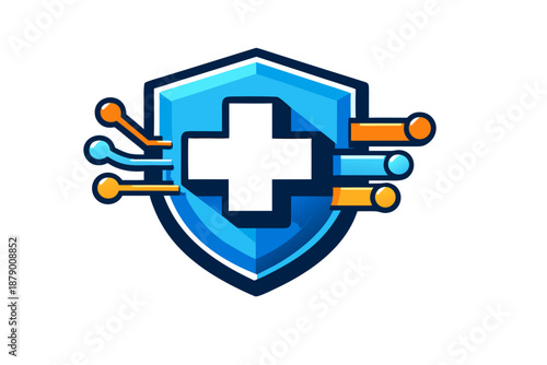 Secure Medical Data Protection Badge