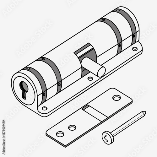 Door lock mechanism