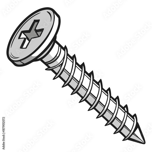 Illustrated screw