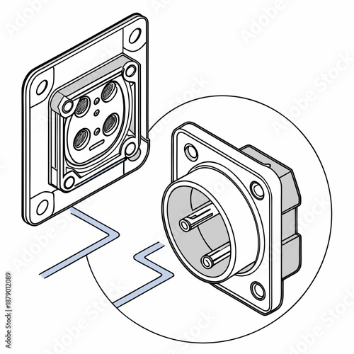 Electrical connector diagram