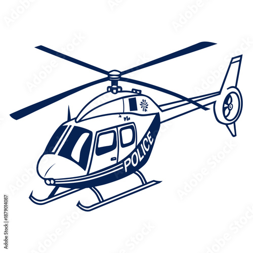 Police helicopter