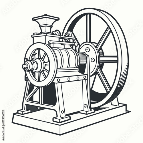 Vintage industrial machine