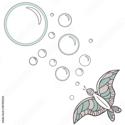 Gradient Bubble Veil