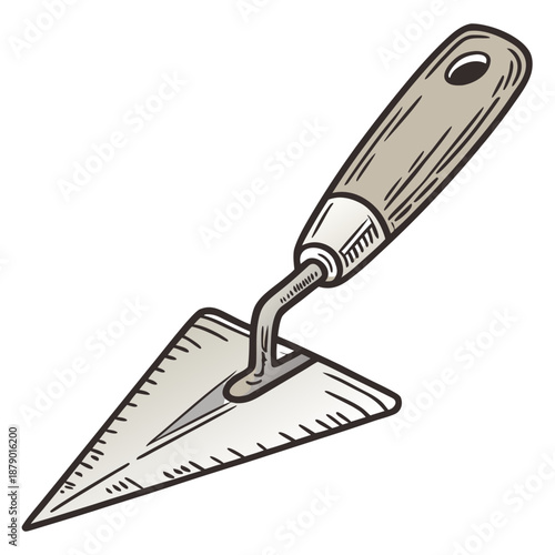 Illustrated trowel