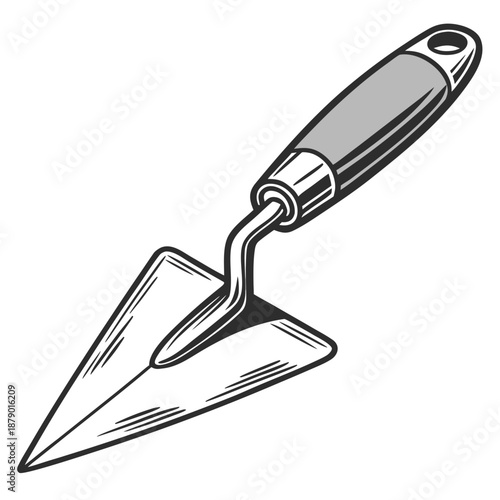 Illustrated trowel