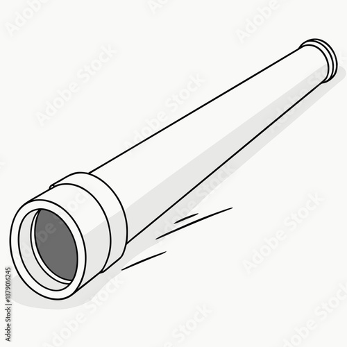 Illustration of a telescope