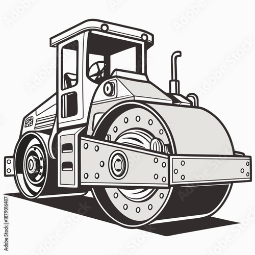 Construction equipment - road roller