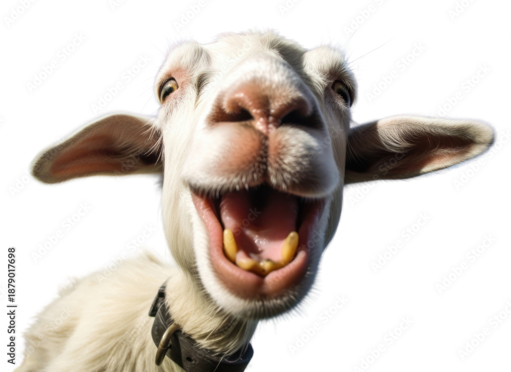 Fototapeta premium PNG Animal livestock smiling mammal.