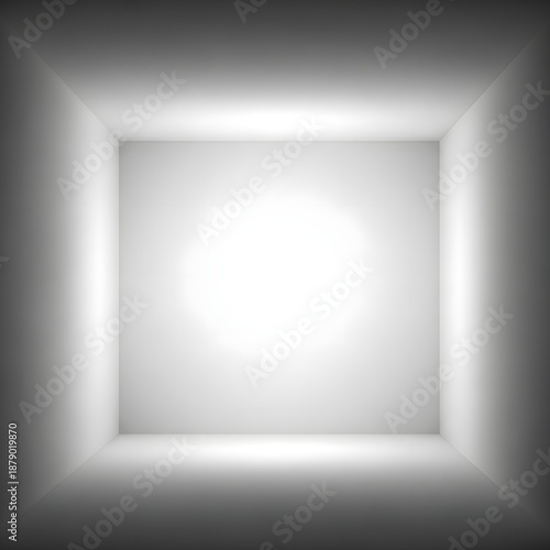 Wallpaper Mural Empty white room stage background with soft light Torontodigital.ca