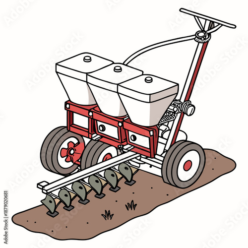 Agricultural planting machine
