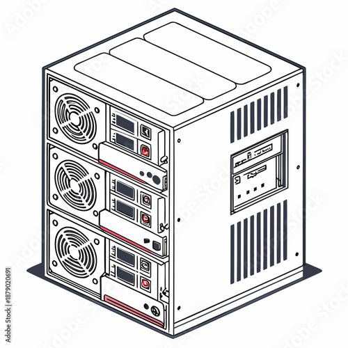 Computer server unit