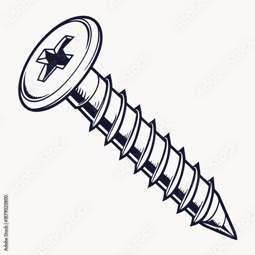 Illustrated screw