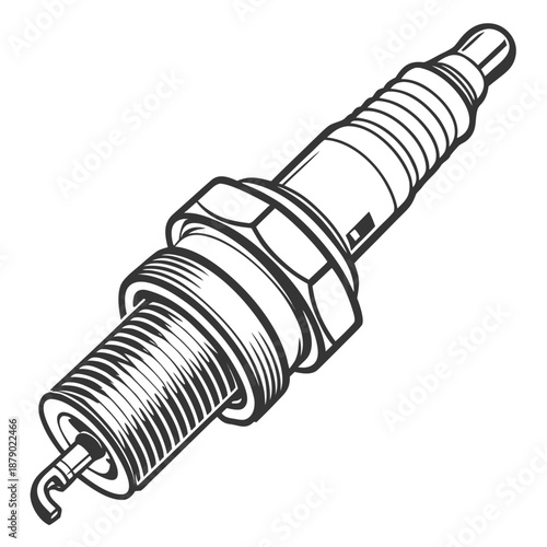 Φωτογραφία Illustrated spark plug