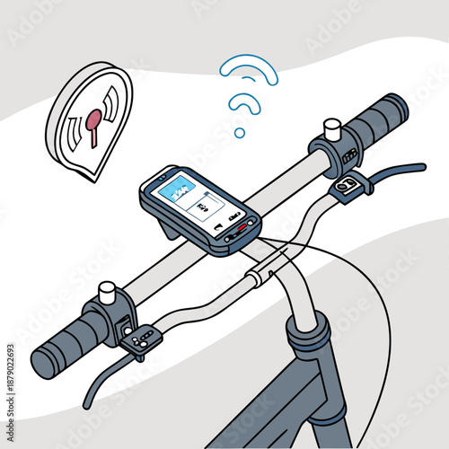 Electric scooter with integrated smartphone holder