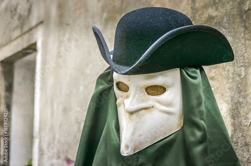 Mask used in the Venetian carnival