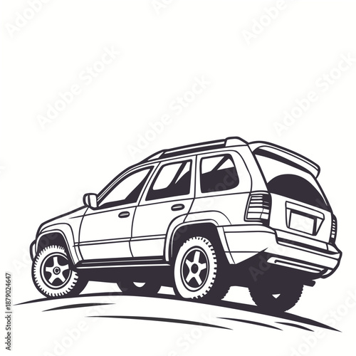 Suv off-road adventure