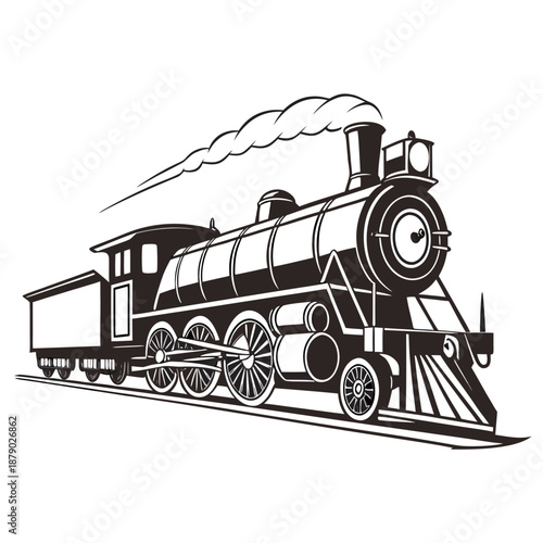 Vintage steam locomotive