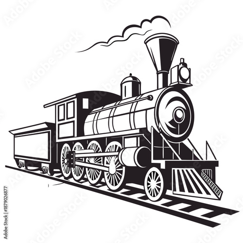 Vintage steam locomotive