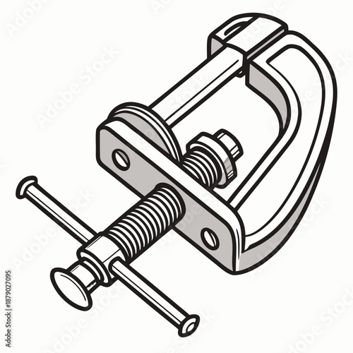C-clamp illustration