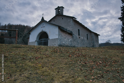 church in the mountainsThe Church of San Rocco ad Ala, in Trentino, is located in the hamlet of Sega di Ala and is a historic building with remarkable frescoes, managed by the Diocese of Trento.