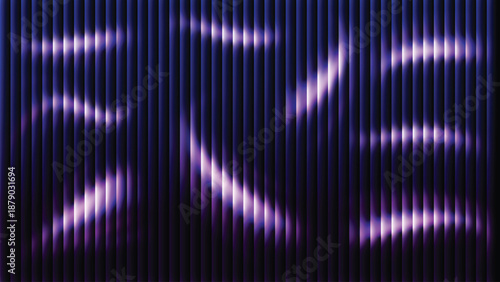 Colorful abstract wave with glowing gradient in blue and pink tones, modern futuristic background for digital design, blue, and lilac light streaks. Futuristic distortion, moody abstract glow