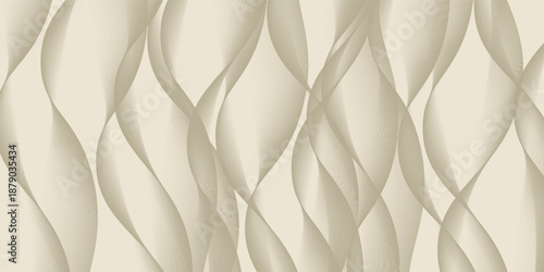 Abstract background with lines and waves. Web banner size. illustration