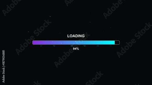 Wallpaper Mural Glitter blinking progressbar animation designed for women and girls showcasing loading status in simple digital design Torontodigital.ca