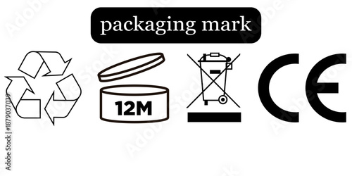 Packaging marks and symbols for product labeling and compliance