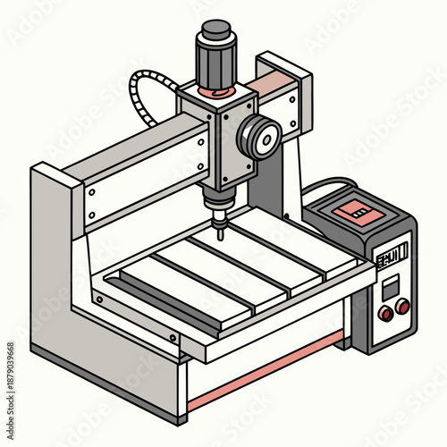 Precision cnc milling machine