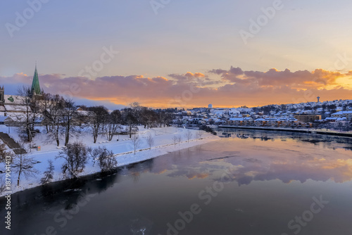 River Nidelva in Trondheim, Norway