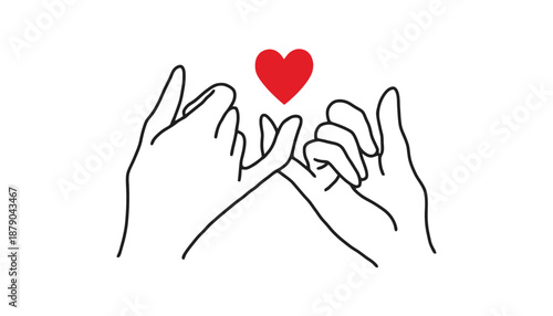 Interconnected hands cradling a heart symbolizing love care and support