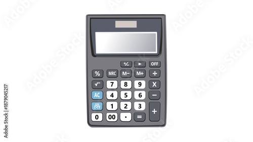 Digital electronic calculator for business and math