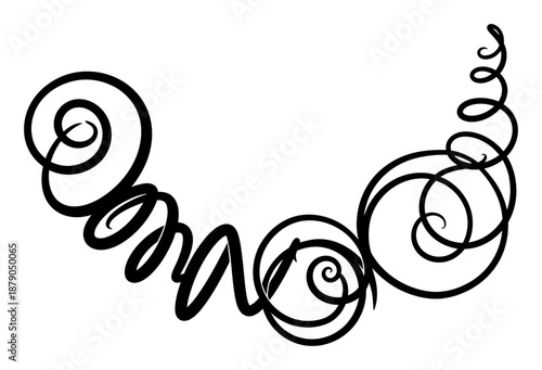 Wood Shavings Silhouette - Minimalist Vector