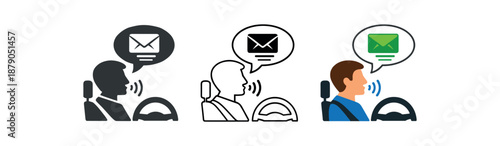 hands free interfaces driver reading back incoming message via voice system no hands
