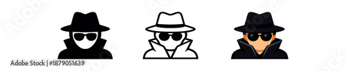 digital identity incognito style avatar with hat and glasses alternate online persona