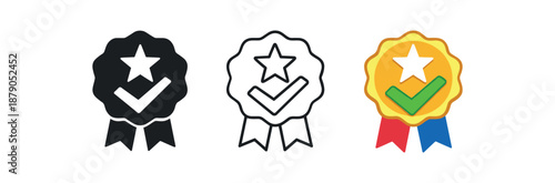 verification badge with and check mark approved professional