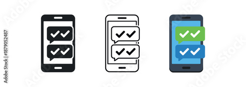 verification phone with double check read confirmation message