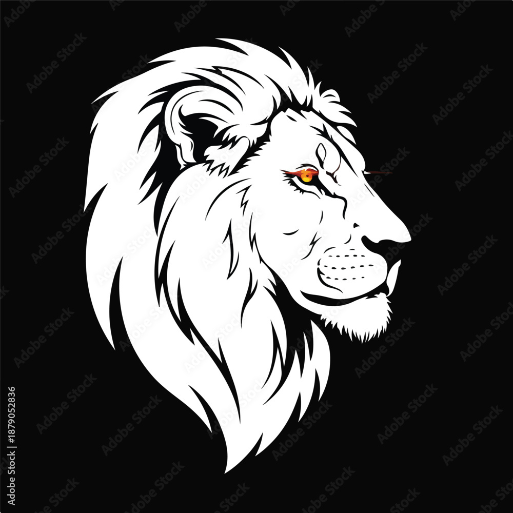 Fototapeta premium lion vector illustration