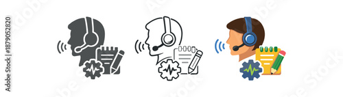 hands free interfaces office worker using headset ai note dictation automation