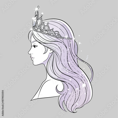 woman with long hair