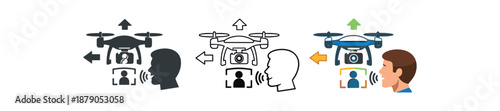 hands free interfaces drone cameraman following spoken framing commands from creator voice