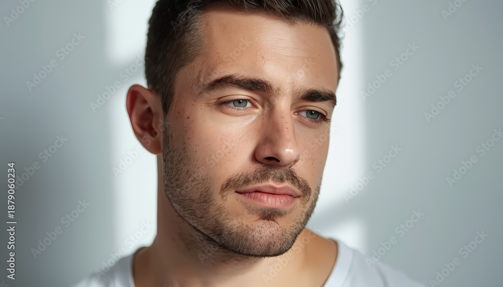 Obraz premium Portrait of a Handsome Young Man.