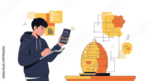 Monitoring bee colony health through advanced technology for modern apiculture practices