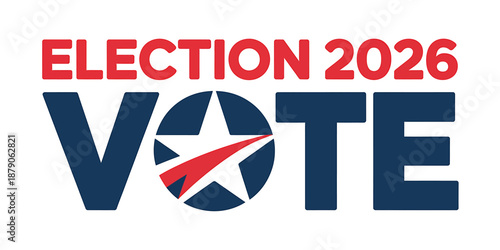 Election 2026 Vote Promotional Graphic Design Template