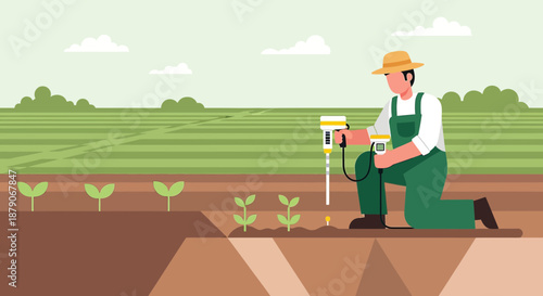 Innovative farming techniques for sustainable agriculture and crop management on the field