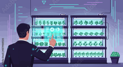 Innovative vertical farming using smart technology, controlled environment agriculture systems for