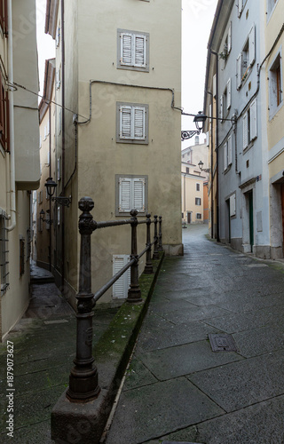 narrow street in venice